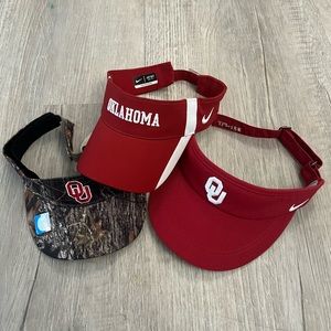 Oklahoma Sooners Visor Bundle